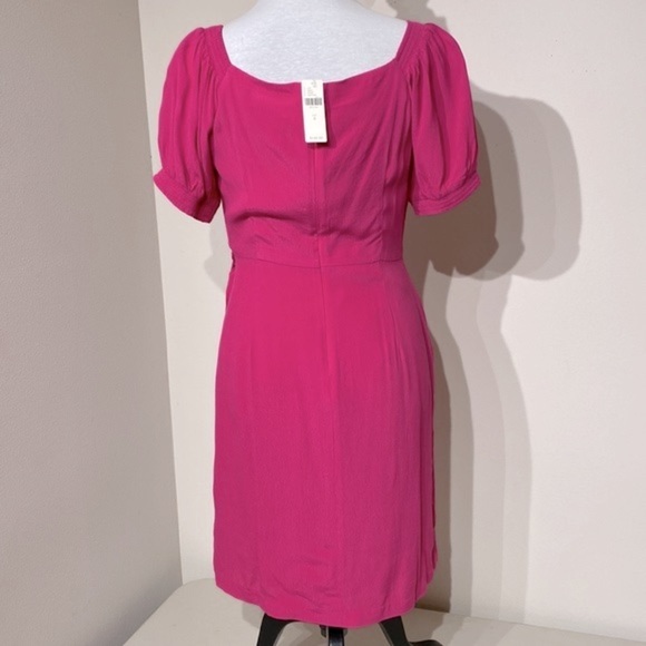 Maeve (Anthropologie) NWT Resort wrap short sleeve short dress in Pink size 8 - Picture 10 of 13